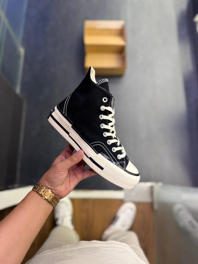 Chuck Mid Plus Black White Sneakers – Cl...